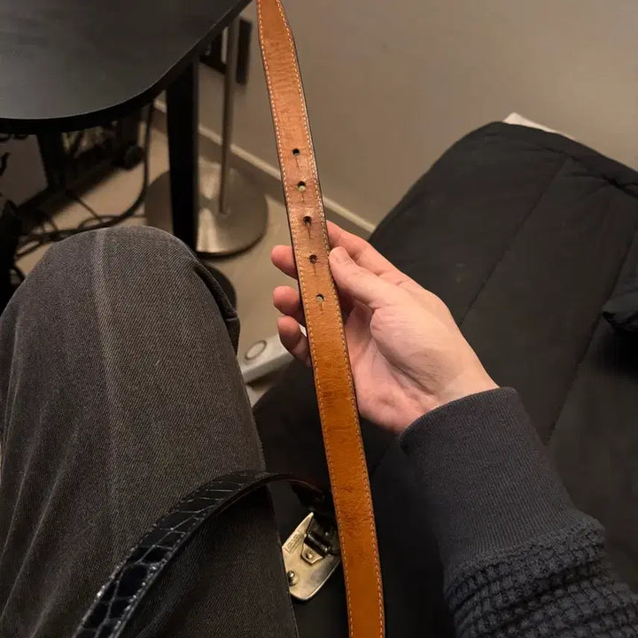 [BUNJANG] Dsquared2 Leather Belt / 디스퀘어드 레더 벨트