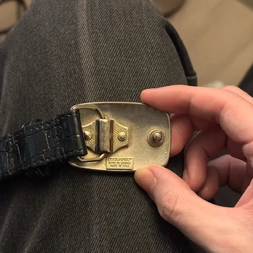 [BUNJANG] Dsquared2 Leather Belt / 디스퀘어드 레더 벨트