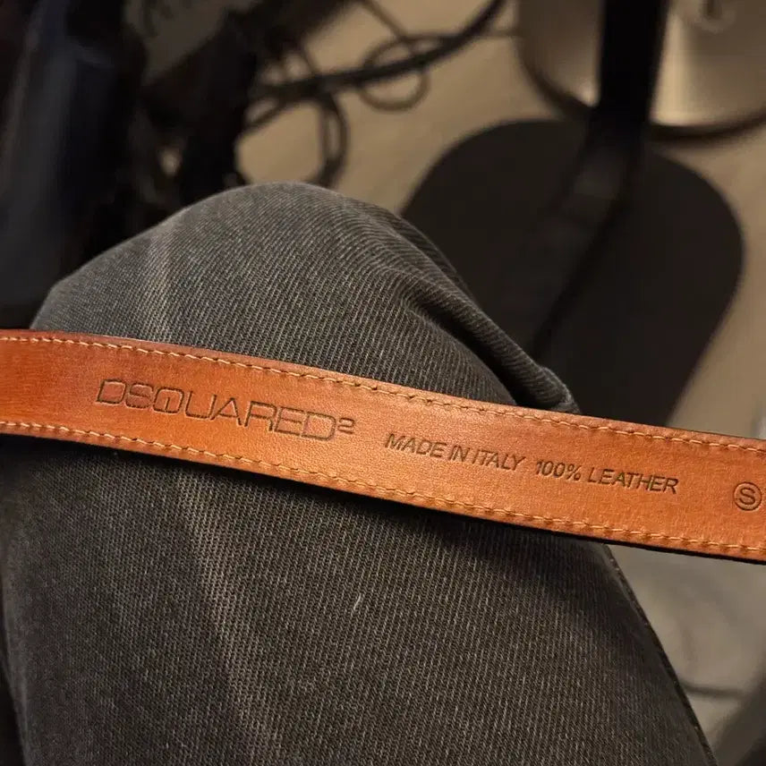 [BUNJANG] Dsquared2 Leather Belt / 디스퀘어드 레더 벨트