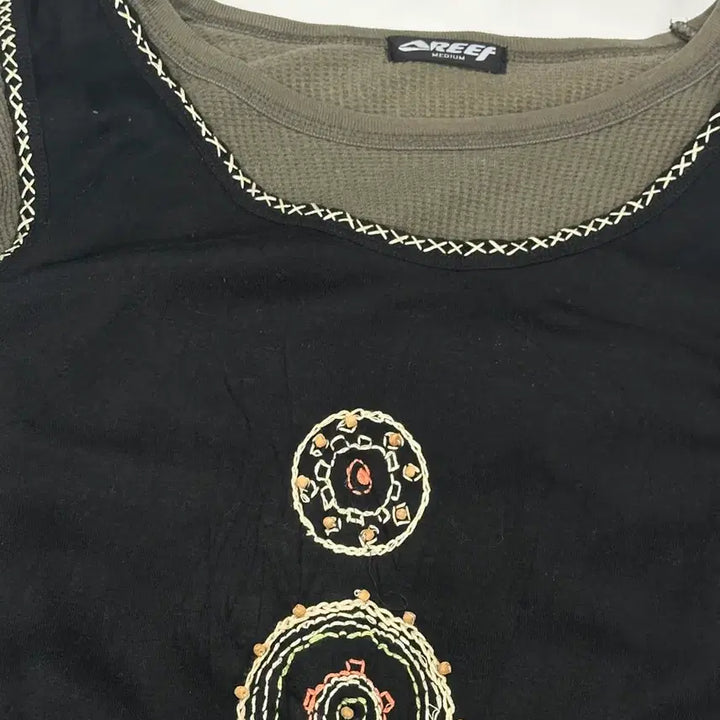 [SOLD OUT] 일본빈티지 히피 에스닉 모리걸 레이어드 패치워크 자수 스커트 코디세트