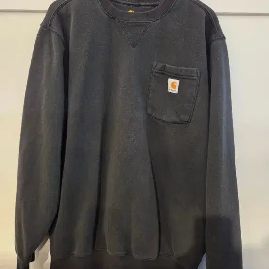 [BUNJANG] Carhartt Pocket Sweatshirt Black / 칼하트 포켓 맨투맨 블랙
