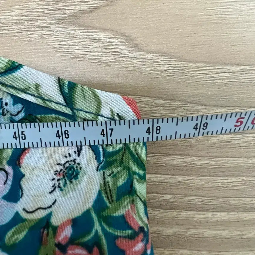 [BUNJANG] Floral Spaghetti Strap Mini Dress / 꽃무늬 끈나시 원피스 949