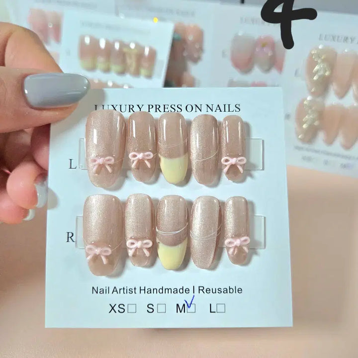 [BUNJANG] Handmade Character Nail Tips Set / 7번 이벤트) 5+1 핸드메이드 캐릭터 수제 네일팁 구경오세요