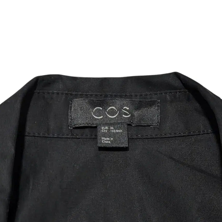 [BUNJANG] Cos Puff Sleeve Shirt Dress / Cos 코스 블랙 퍼프 셔츠 드레스