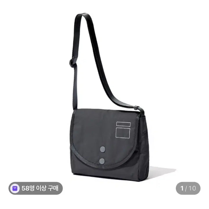 [BUNJANG] Blankof Messenger Bag Charcoal / 블랭코브 메신저백 챠콜 코이세이오 지초이