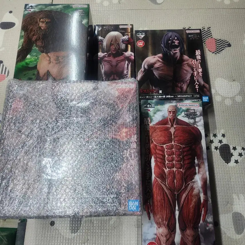 [BUNJANG] Attack on Titan Figure Set / 진격의거인 제일복권  5종거인 일괄팜!!