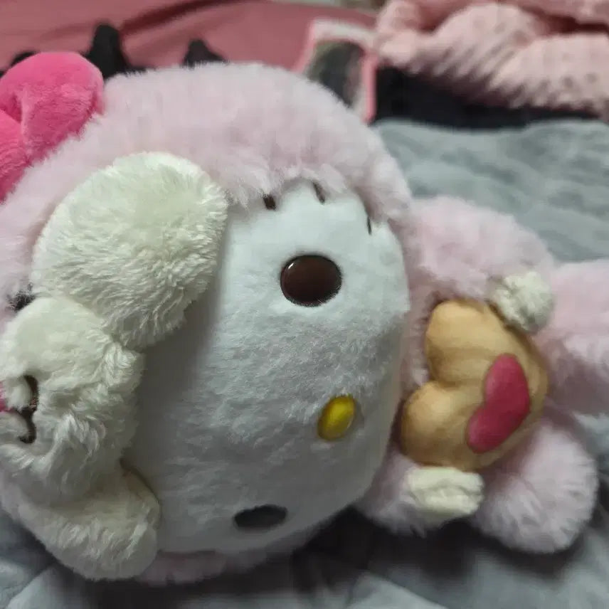 [BUNJANG] Sanrio Hello Kitty Pink Plush Doll / 헬로키티 핑크 털 인형