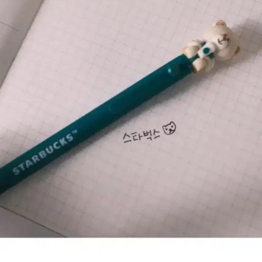 [BUNJANG] Starbucks Bearista Gel Pen (0.5mm) / [새상품] 26년 스벅 베어리스타 젤펜 블랙 (0.5mm)