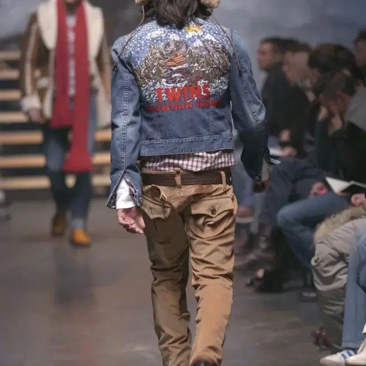 [BUNJANG] Dsquared2 2004FW Archive Denim Jacket (Size 52) / 디스퀘어드2/04fw 아카이브 데님 자켓 52 (L)