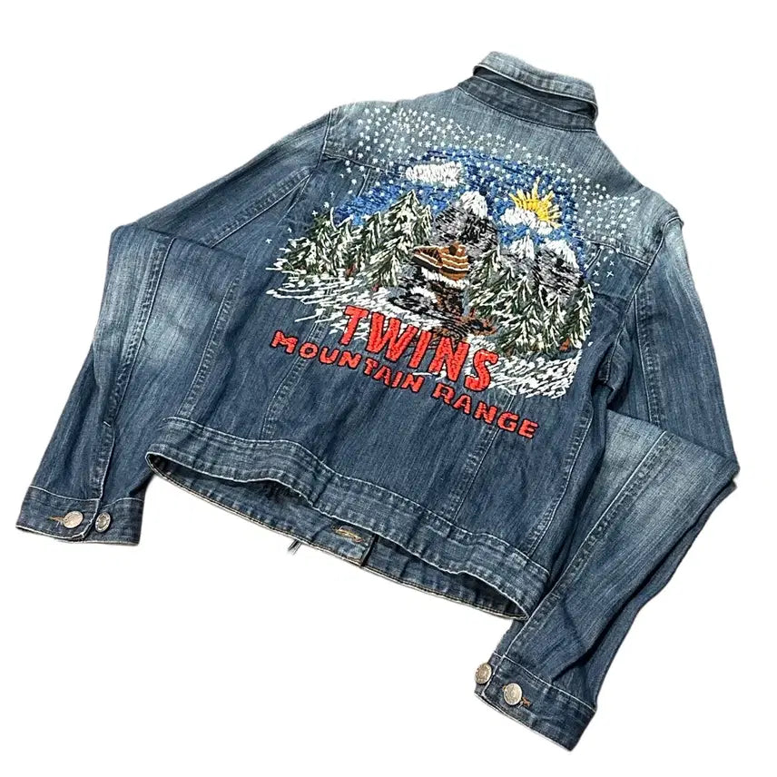 [BUNJANG] Dsquared2 2004FW Archive Denim Jacket (Size 52) / 디스퀘어드2/04fw 아카이브 데님 자켓 52 (L)