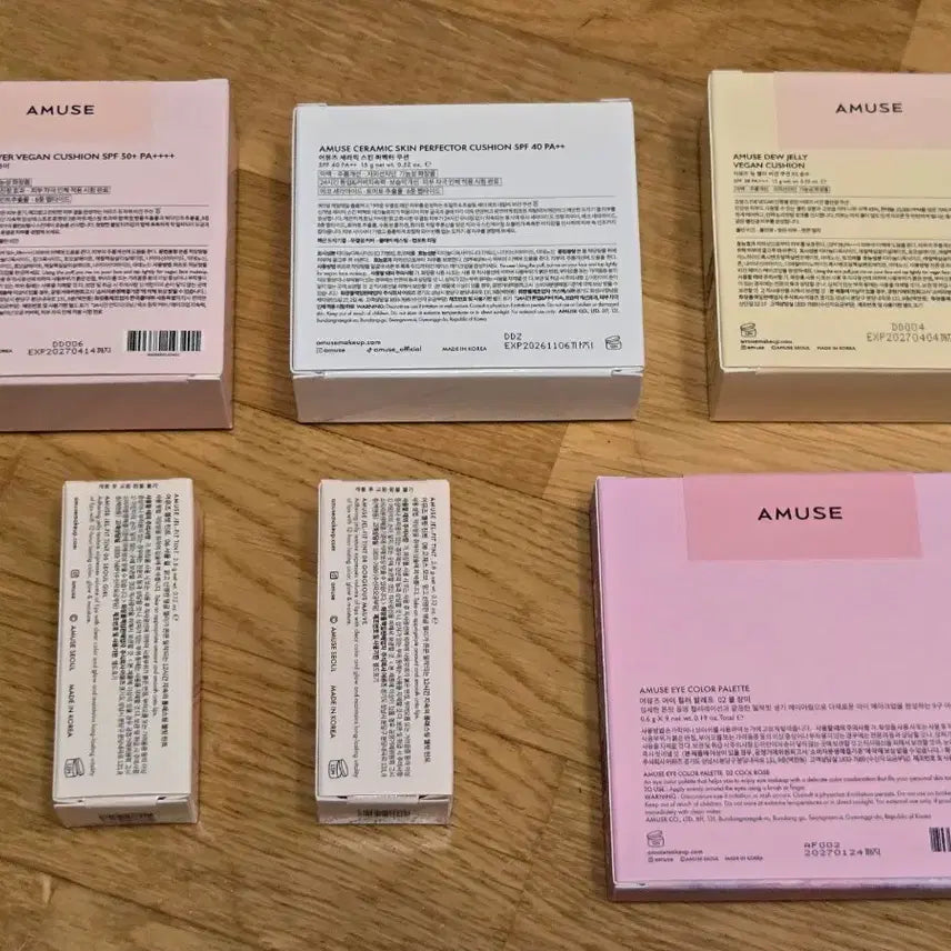 [BUNJANG] AMUSE Unopened Cosmetics Bundle / (미개봉) !특가! 어뮤즈 틴트 / 쿠션 / 팔레트 다량보유