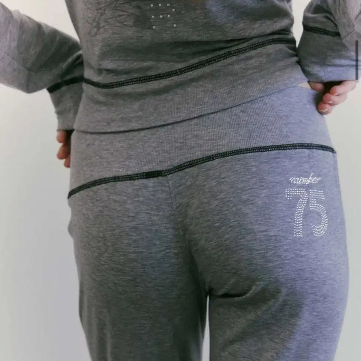 [BUNJANG] Sculptor Ed Hardy Flare Track Pants S / 스컬프터 에드하디 플레어 트랙 팬츠 S