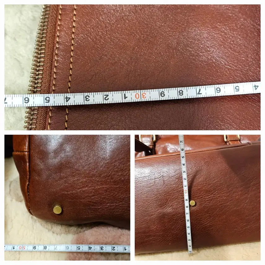 [BUNJANG] Mongsac Big Size Leather Bag / 몽삭 빅사이즈 가죽가방