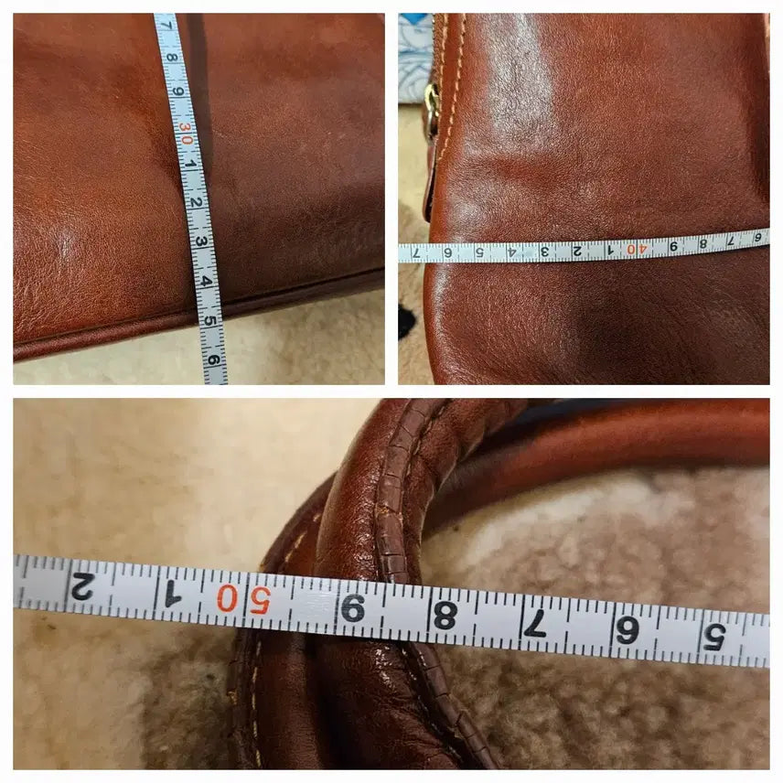[BUNJANG] Mongsac Big Size Leather Bag / 몽삭 빅사이즈 가죽가방