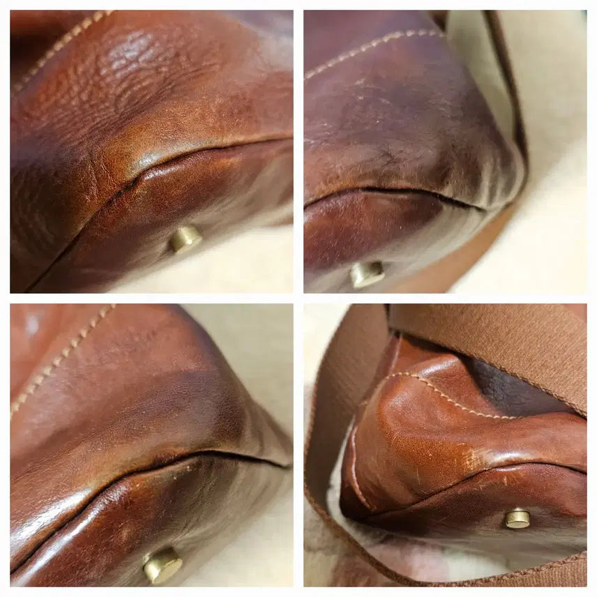 [BUNJANG] Mongsac Big Size Leather Bag / 몽삭 빅사이즈 가죽가방