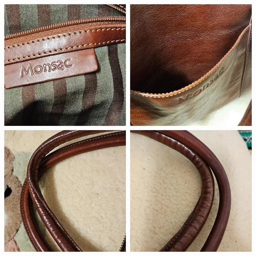 [BUNJANG] Mongsac Big Size Leather Bag / 몽삭 빅사이즈 가죽가방
