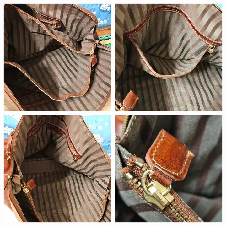 [BUNJANG] Mongsac Big Size Leather Bag / 몽삭 빅사이즈 가죽가방