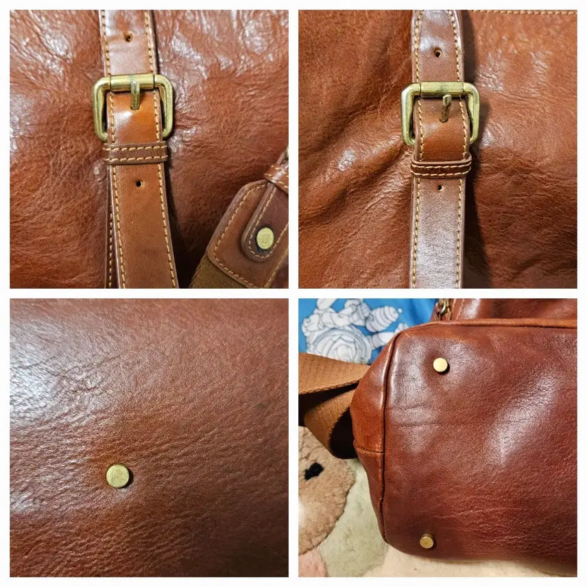[BUNJANG] Mongsac Big Size Leather Bag / 몽삭 빅사이즈 가죽가방