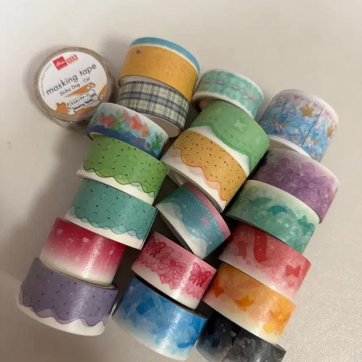 [BUNJANG] Assorted Masking Tape Bundle Set / 다꾸 통마테 20개 일괄 판매