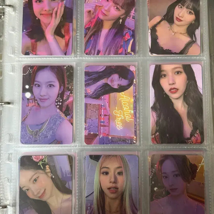 [SOLD OUT] 트와이스 TWICE 미니 10집 알콜프리 앨범 포카 풀세트 판매