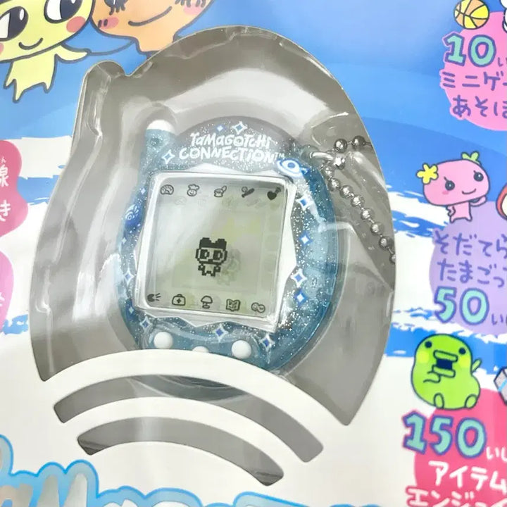 [BUNJANG] Tamagotchi Connection Blue Glitter Case / 다마고치 커넥션 블루 글리터 + 케이스
