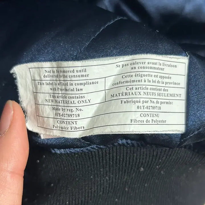 [BUNJANG] Gap Satin Colorblock Bomber Jacket Black / 갭 퍼 칼라 배색 사틴 항공 점퍼 블랙