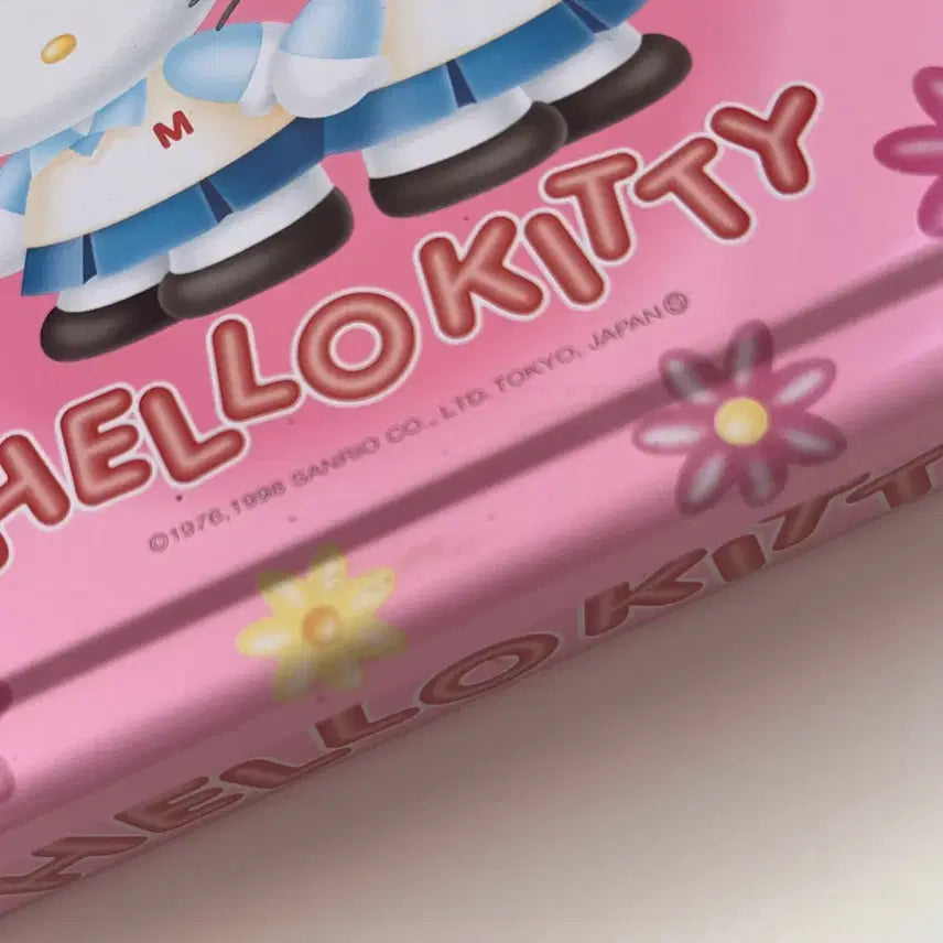 [BUNJANG] Kitty & Mimi Tin Case / 고전키티 교복키티&미미 틴케이스 보관함 소품함