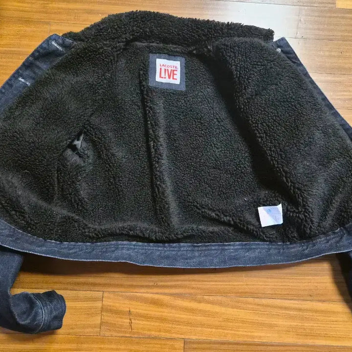 [BUNJANG] Lacoste LIVE Cropped Denim Jacket (Size 48) / 라코스테 LIVE 크롭데님 자켓48(44~마른55)