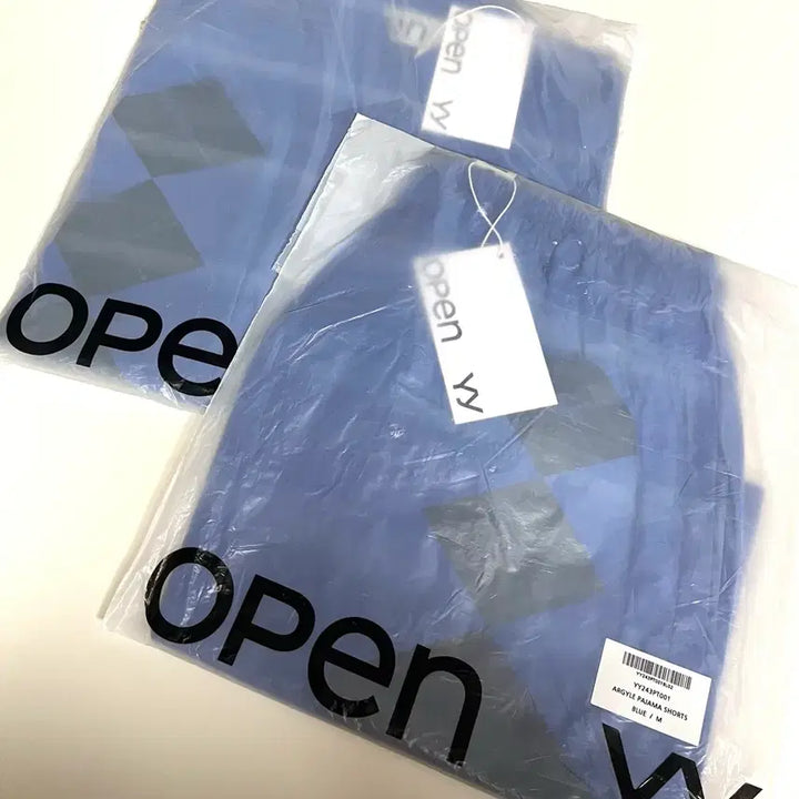 [BUNJANG] Open Y Y Argyle Shirt and Pants Bundle Set / [당일발송] 오픈와이와이 아가일 셔츠, 팬츠 일괄 새상품