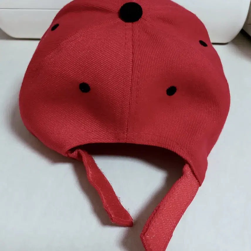 [BUNJANG] Red Ball Cap / 레드 볼캡 모자