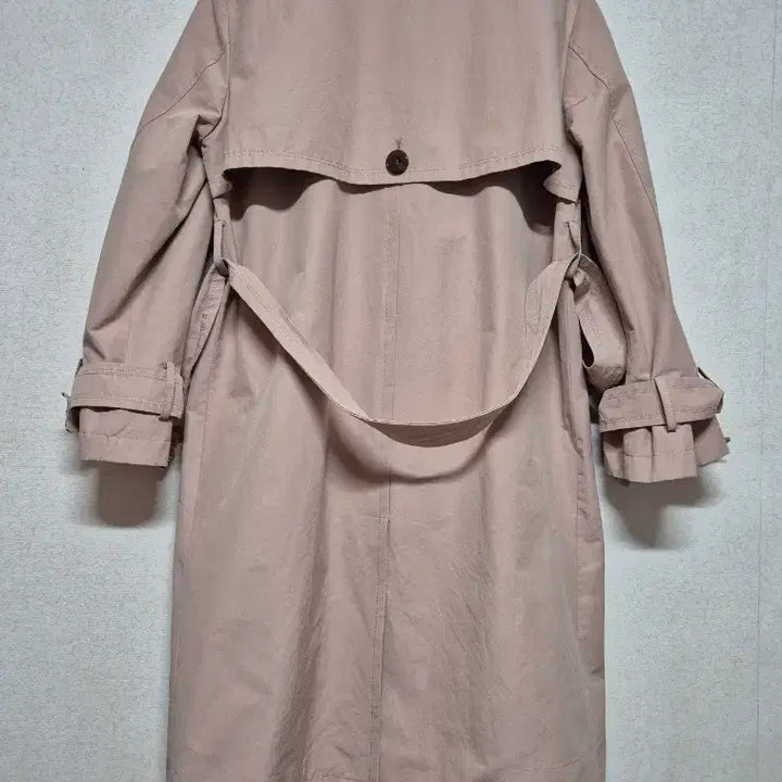 [BUNJANG] Beige Double Trench Coat / 베이지 더블 트렌치코트