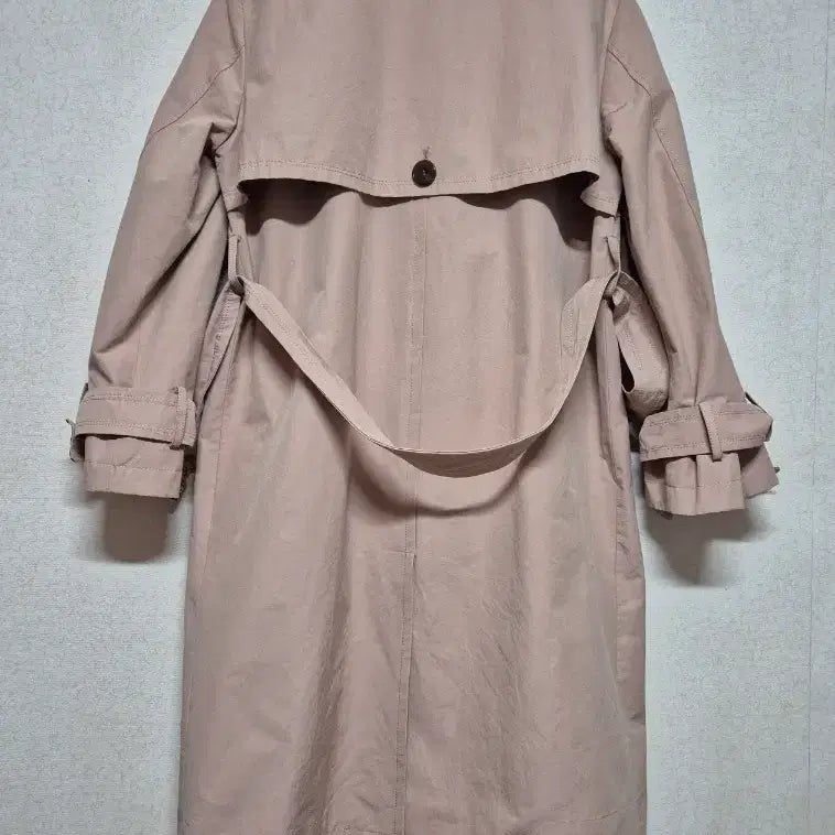 [BUNJANG] Beige Double Trench Coat / 베이지 더블 트렌치코트