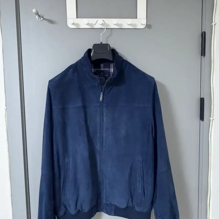 [SOLD OUT] 브룩스브라더스 네이비 스웨이드 블루종 봄버 자켓