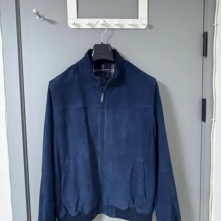 [SOLD OUT] 브룩스브라더스 네이비 스웨이드 블루종 봄버 자켓
