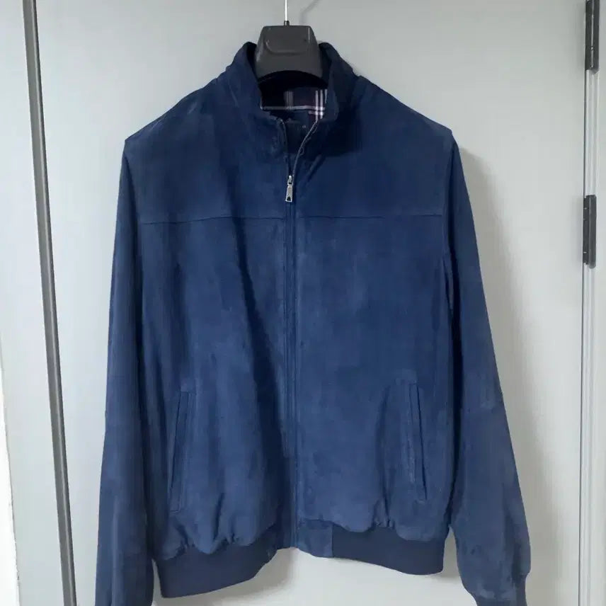 [SOLD OUT] 브룩스브라더스 네이비 스웨이드 블루종 봄버 자켓