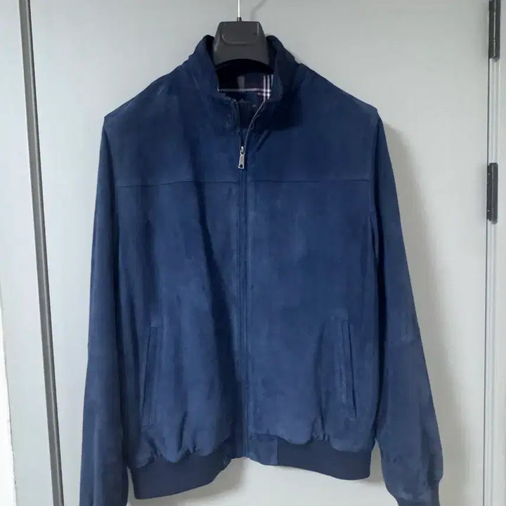[SOLD OUT] 브룩스브라더스 네이비 스웨이드 블루종 봄버 자켓