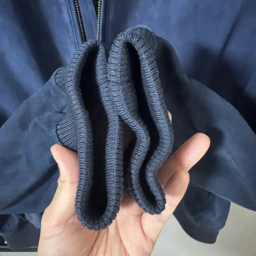 [SOLD OUT] 브룩스브라더스 네이비 스웨이드 블루종 봄버 자켓