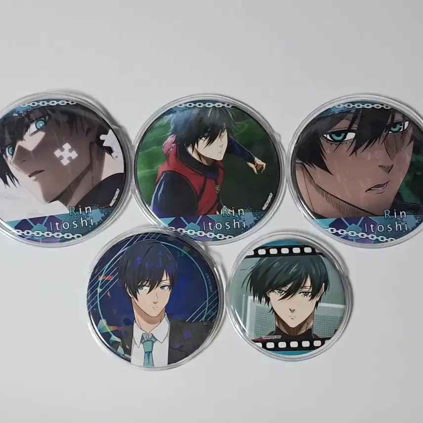 [BUNJANG] Blue Lock Itoshi Rin Can Badge Bundle Set / 블루록 이토시 린 캔뱃지 굿즈 일괄