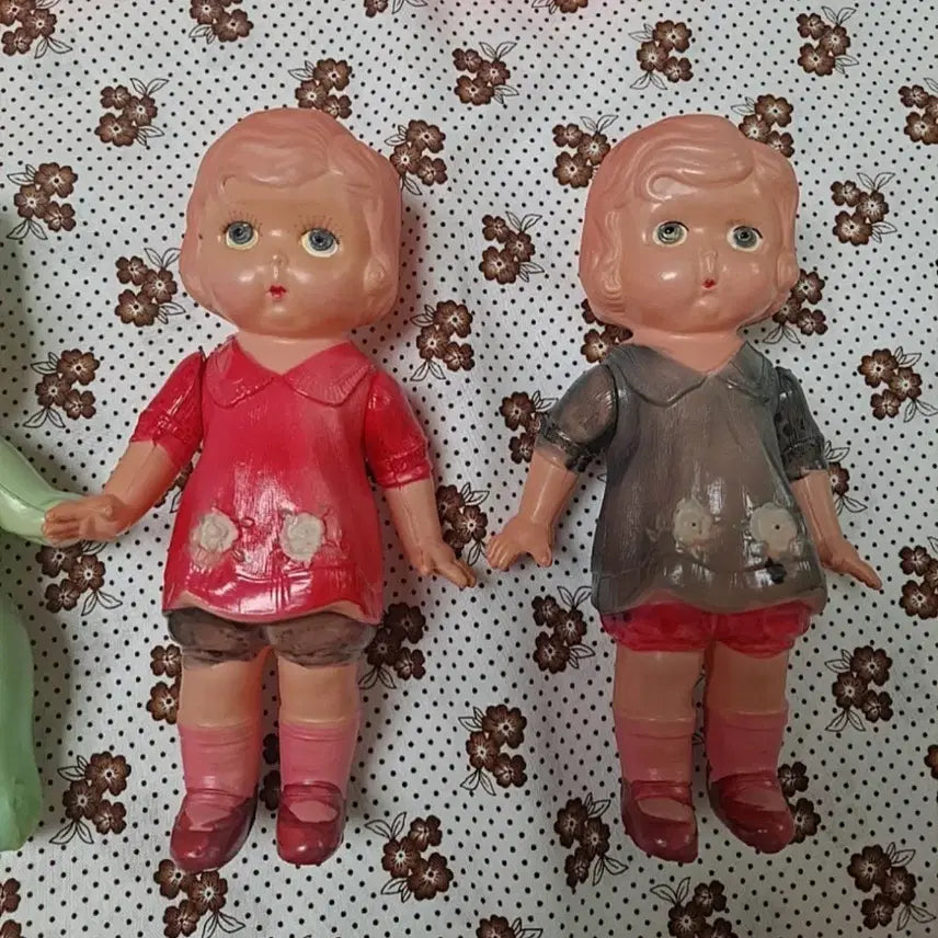 [BUNJANG] Celluloid Doll Set / 셀룰로이드 인형 세트