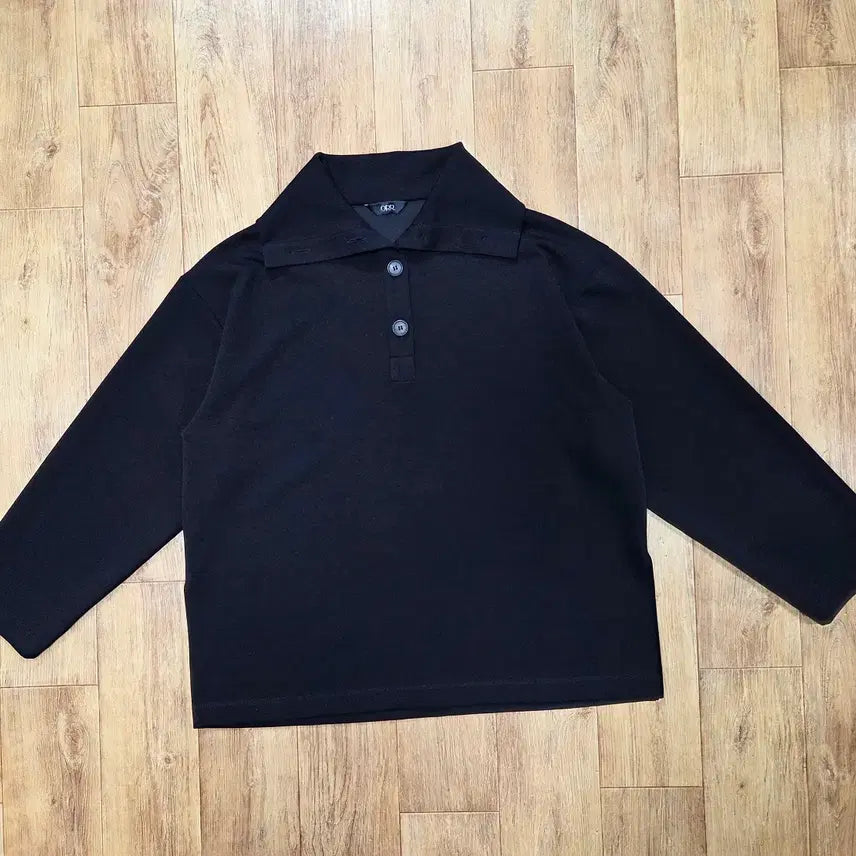 [BUNJANG] ORR Button Collar T-shirt / 오르(ORR) 버튼카라 티셔츠 프리사이즈