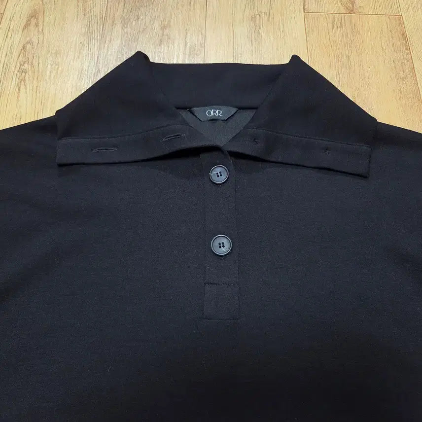 [BUNJANG] ORR Button Collar T-shirt / 오르(ORR) 버튼카라 티셔츠 프리사이즈