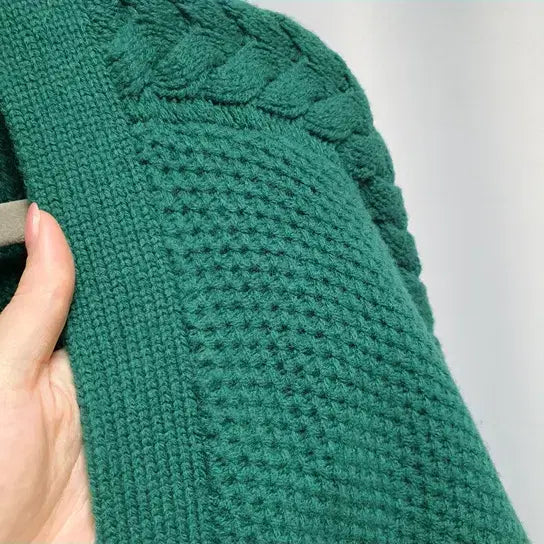 [BUNJANG] Comptoir des Cotonniers Cable Knit Cardigan / 꼼뜨와데꼬또니에 꽈배기 케이블 가디건