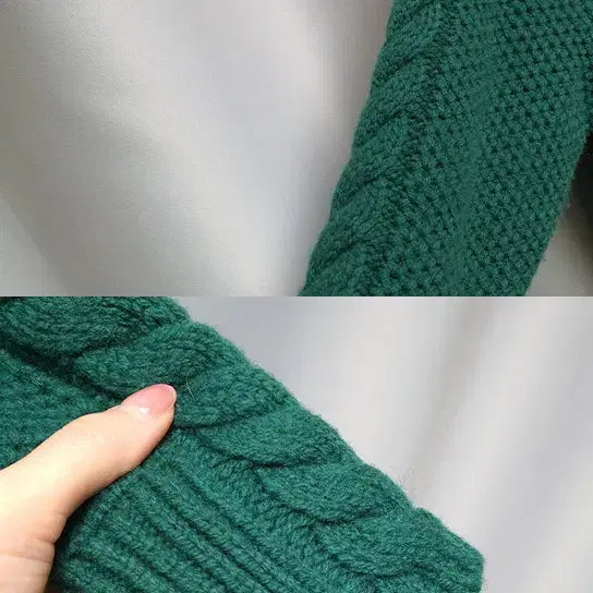 [BUNJANG] Comptoir des Cotonniers Cable Knit Cardigan / 꼼뜨와데꼬또니에 꽈배기 케이블 가디건