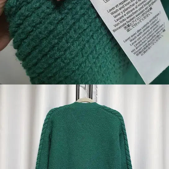 [BUNJANG] Comptoir des Cotonniers Cable Knit Cardigan / 꼼뜨와데꼬또니에 꽈배기 케이블 가디건