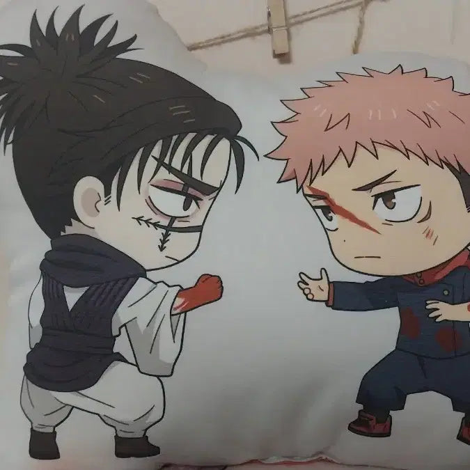 [BUNJANG] Jujutsu Kaisen Choso &amp; Itadori Cushion / 마지막 가격 내림) 쵸소우, 이타도리 애니메이트 쿠션