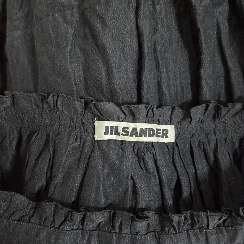 [BUNJANG] Jil Sander Long Black Skirt / 질샌더Jil Sander 블랙 롱 스커트