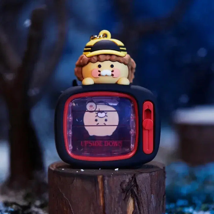 [BUNJANG] TXT Dustbin & Chunshik Collaboration Keyring / 기묘한이야기 더스틴 춘식이 콜라보 키링 헬파이어