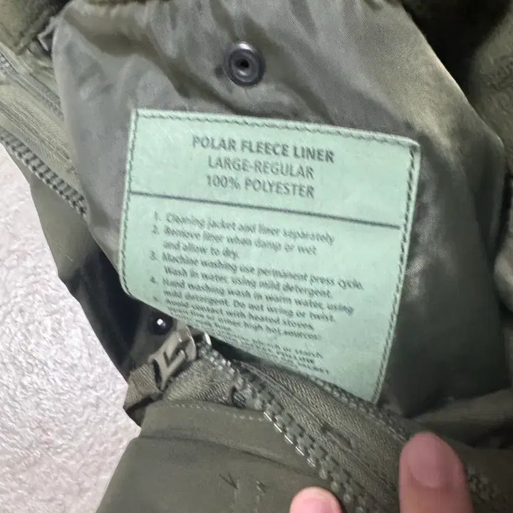 [BUNJANG] Mil-Tec ECWCS Jumper Olive L (Liner Included) / 밀텍 ecwcs 올리브 L(내피포함)