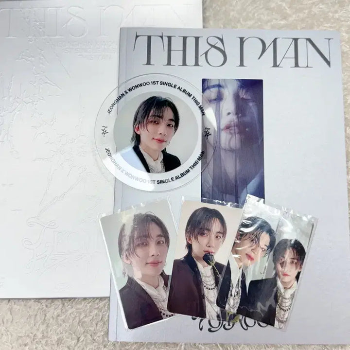[BUNJANG] Seventeen Jeonghan x Wonwoo This Man Album POB Bundle Set / 세븐틴 정한X원우 This Man 앨범 포카 + 특전 풀세트