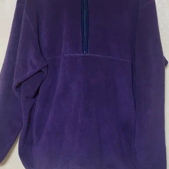 [BUNJANG] Uniqlo Men's Purple Fleece Half-Zip Sweatshirt (XL) / 유니클로 남성 퍼플 플리스 하프 맨투맨XL 새급 상태최상